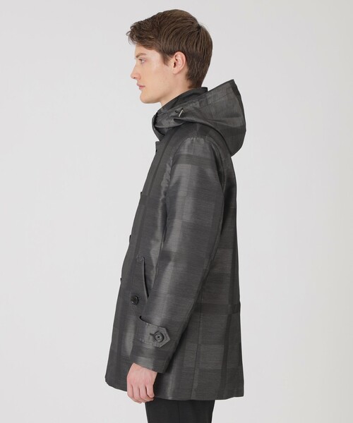 BLACK LABEL CRESTBRIDGE(ブラックレーベル・クレストブリッジ)の「シャドーチェック10monthショートパーカー(ブルゾン・メンズ・ネイビー/グリーン系その他7/グレー系その他・M/L/XL)」の6枚目の写真