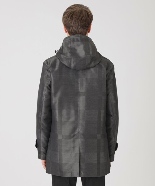 BLACK LABEL CRESTBRIDGE(ブラックレーベル・クレストブリッジ)の「シャドーチェック10monthショートパーカー(ブルゾン・メンズ・ネイビー/グリーン系その他7/グレー系その他・M/L/XL)」の7枚目の写真