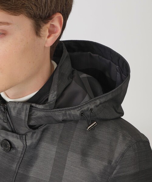 BLACK LABEL CRESTBRIDGE(ブラックレーベル・クレストブリッジ)の「シャドーチェック10monthショートパーカー(ブルゾン・メンズ・ネイビー/グリーン系その他7/グレー系その他・M/L/XL)」の9枚目の写真