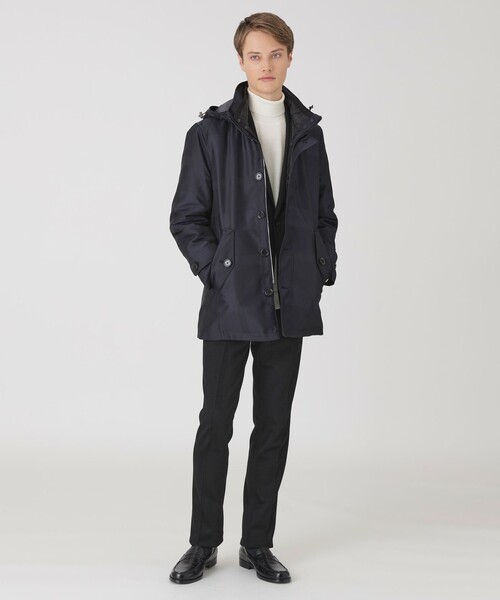 BLACK LABEL CRESTBRIDGE(ブラックレーベル・クレストブリッジ)の「シャドーチェック10monthショートパーカー(ブルゾン・メンズ・ネイビー/グリーン系その他7/グレー系その他・M/L/XL)」の22枚目の写真