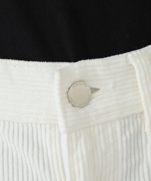 JANE SMITH / JOHN SMITH(ジェーンスミスジョンスミス)の「【JANE SMITH】 8W COTTON CORDUROY TUCK5 PANT:パンツ(スラックス・レディース・ホワイト・25/26)」の10枚目の写真