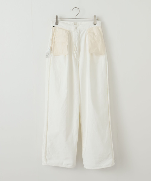 JANE SMITH / JOHN SMITH(ジェーンスミスジョンスミス)の「【JANE SMITH】 8W COTTON CORDUROY TUCK5 PANT:パンツ(スラックス・レディース・ホワイト・25/26)」の13枚目の写真