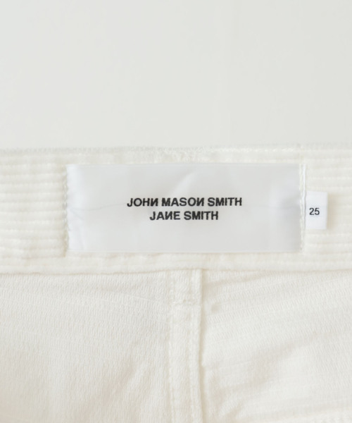 JANE SMITH / JOHN SMITH(ジェーンスミスジョンスミス)の「【JANE SMITH】 8W COTTON CORDUROY TUCK5 PANT:パンツ(スラックス・レディース・ホワイト・25/26)」の14枚目の写真