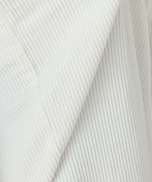JANE SMITH / JOHN SMITH(ジェーンスミスジョンスミス)の「【JANE SMITH】 8W COTTON CORDUROY TUCK5 PANT:パンツ(スラックス・レディース・ホワイト・25/26)」の16枚目の写真