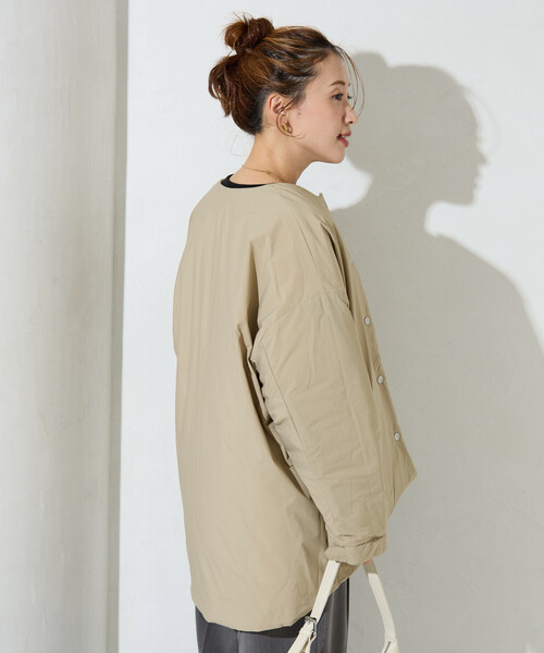 Anefleul 薄手　リバティ　ダウンジャケット　鳥　果物　花 Anefleul 薄手 リバティ ダウンジャケット 鳥 果物 花