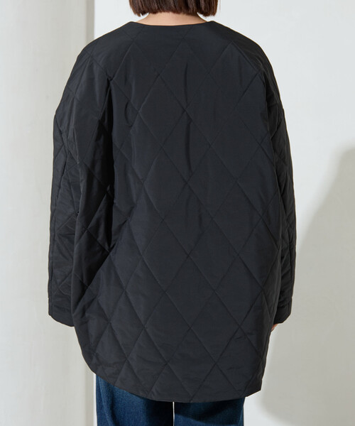 セール】限定展開 ミルフィーユ ノーカラー リバーシブル 中綿