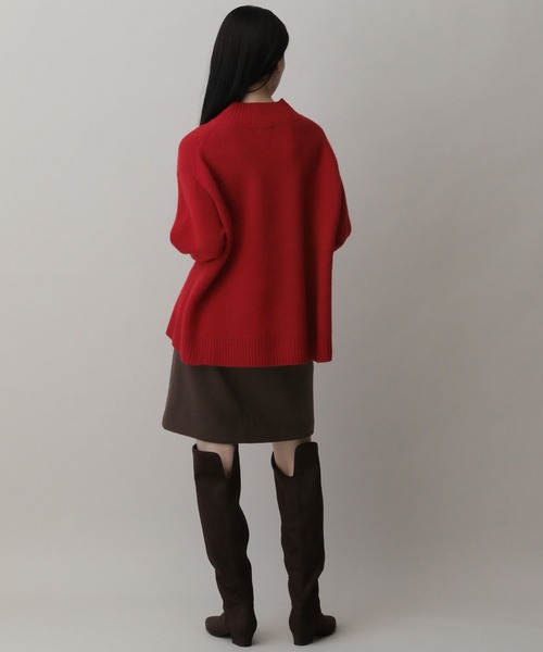 A part by（アパートバイ）の「カシミヤコンオフタートルニット（ニット/セーター・レディース・イエロー系その他/レッド/ライトグレー/ネイビー・FREE）」の15枚目の写真