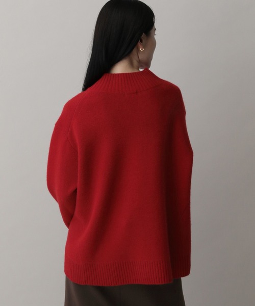 A part by（アパートバイ）の「カシミヤコンオフタートルニット（ニット/セーター・レディース・イエロー系その他/レッド/ライトグレー/ネイビー・FREE）」の17枚目の写真