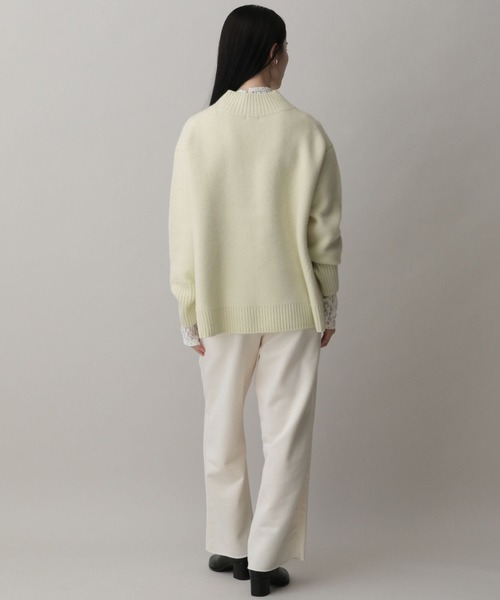 A part by（アパートバイ）の「カシミヤコンオフタートルニット（ニット/セーター・レディース・イエロー系その他/レッド/ライトグレー/ネイビー・FREE）」の21枚目の写真