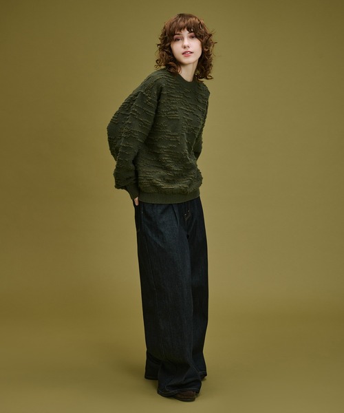 WETTEMPT(ウィテンプト)の「1 TUCK BUGGY DENIM PANTS / ワンタックバギーデニムパンツ(デニムパンツ・メンズ・ブラック/ブルー/ダークインディゴブルー・SMALL/MEDIUM/LARGE)」の22枚目の写真