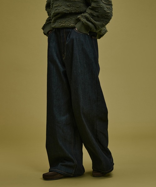 feincko バギーワイドデニム WETTEMPT（ウィテンプト）の「1 TUCK BUGGY DENIM PANTS / ワンタック