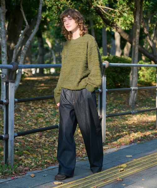 WETTEMPT（ウィテンプト）の「1 TUCK BUGGY DENIM PANTS / ワンタック