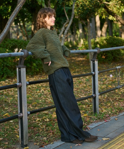 WETTEMPT(ウィテンプト)の「1 TUCK BUGGY DENIM PANTS / ワンタックバギーデニムパンツ(デニムパンツ・メンズ・ブラック/ブルー/ダークインディゴブルー・SMALL/MEDIUM/LARGE)」の19枚目の写真