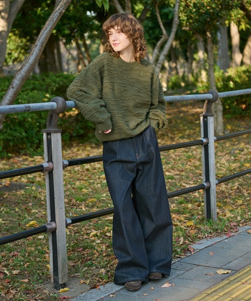 WETTEMPT(ウィテンプト)の「1 TUCK BUGGY DENIM PANTS / ワンタックバギーデニムパンツ(デニムパンツ・メンズ・ブラック/ブルー/ダークインディゴブルー・SMALL/MEDIUM/LARGE)」の20枚目の写真