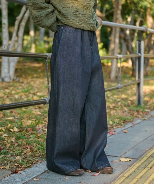 【WETTEMPT】ワンタックバギーデニムパンツ WETTEMPT（ウィテンプト）の「1 TUCK BUGGY DENIM PANTS / ワンタック