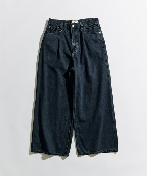 【WETTEMPT】ワンタックバギーデニムパンツ 1 TUCK BUGGY DENIM PANTS / ワンタックバギーデニムパンツ（デニム