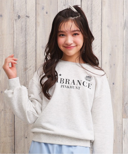 PINKHUNT(ピンクハント)の「PINKHUNT ピンクハント ゲームトレーナー 1073K(スウェット・キッズ・アッシュグレー/チャコールグレー/スカイブルー系1・120cm/130cm/140cm/150cm/160cm)」の1枚目の写真