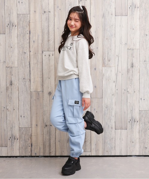 PINKHUNT(ピンクハント)の「PINKHUNT ピンクハント ゲームトレーナー 1073K(スウェット・キッズ・アッシュグレー/チャコールグレー/スカイブルー系1・120cm/130cm/140cm/150cm/160cm)」の13枚目の写真