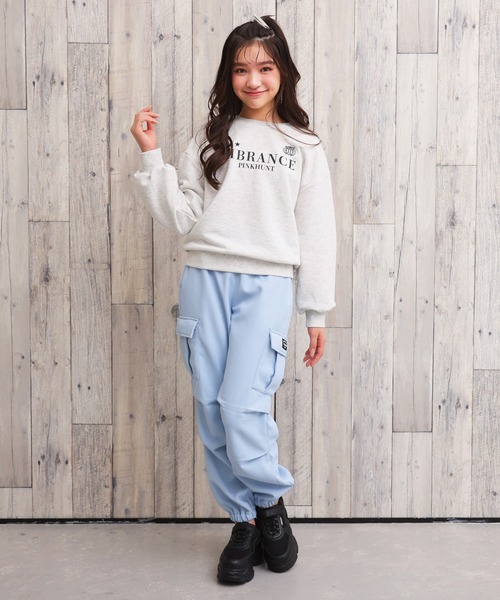 PINKHUNT(ピンクハント)の「PINKHUNT ピンクハント ゲームトレーナー 1073K(スウェット・キッズ・アッシュグレー/チャコールグレー/スカイブルー系1・120cm/130cm/140cm/150cm/160cm)」の14枚目の写真