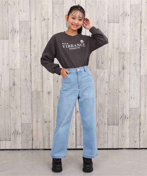 PINKHUNT(ピンクハント)の「PINKHUNT ピンクハント ゲームトレーナー 1073K(スウェット・キッズ・アッシュグレー/チャコールグレー/スカイブルー系1・120cm/130cm/140cm/150cm/160cm)」の17枚目の写真