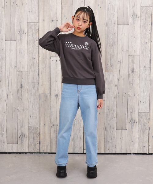 PINKHUNT(ピンクハント)の「PINKHUNT ピンクハント ゲームトレーナー 1073K(スウェット・キッズ・アッシュグレー/チャコールグレー/スカイブルー系1・120cm/130cm/140cm/150cm/160cm)」の18枚目の写真