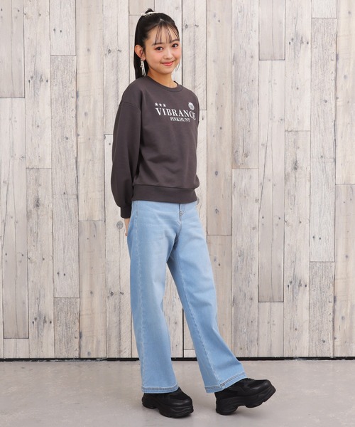 PINKHUNT(ピンクハント)の「PINKHUNT ピンクハント ゲームトレーナー 1073K(スウェット・キッズ・アッシュグレー/チャコールグレー/スカイブルー系1・120cm/130cm/140cm/150cm/160cm)」の19枚目の写真