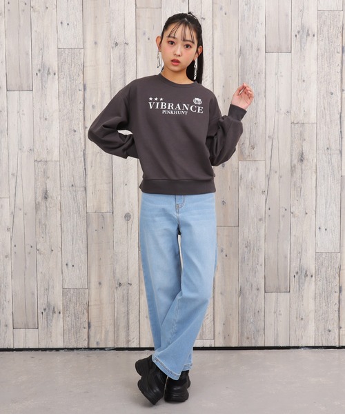 PINKHUNT(ピンクハント)の「PINKHUNT ピンクハント ゲームトレーナー 1073K(スウェット・キッズ・アッシュグレー/チャコールグレー/スカイブルー系1・120cm/130cm/140cm/150cm/160cm)」の20枚目の写真