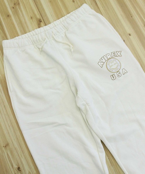 AVIREX(アヴィレックス)の「AVIREX 50th VARSITY SWEAT PANTS(スウェットパンツ・メンズ・エンジ/ホワイト/チャコールグレー・M/L/XL/XXL)」の6枚目の写真