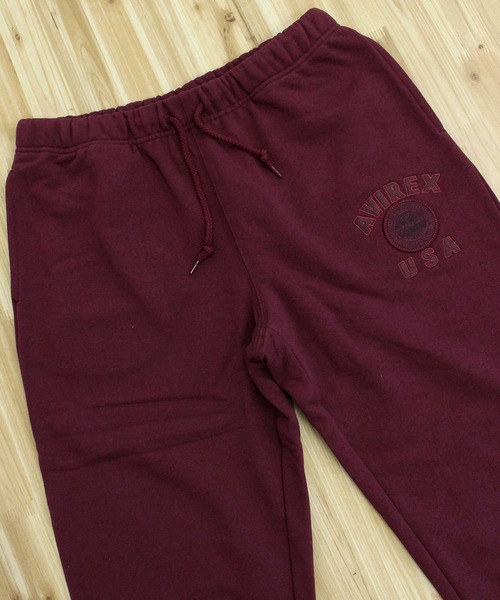 AVIREX(アヴィレックス)の「AVIREX 50th VARSITY SWEAT PANTS(スウェットパンツ・メンズ・エンジ/ホワイト/チャコールグレー・M/L/XL/XXL)」の12枚目の写真