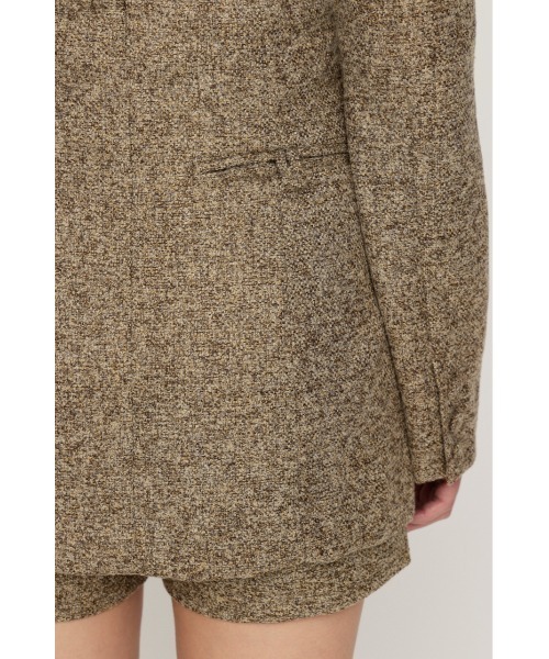 SLY(スライ)の「PUFF SLEEVE FRONT BUTTON 2P パフスリーブ フロントボタン ツーピー 秋服 冬服(セットアップ・レディース・ブラック/ベージュ・1/2)」の14枚目の写真