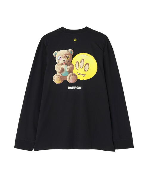 BARROW(バロー)の「Barrow/バロー/JAPAN LIMITED Iconic Smile LONG T-SHIRT(Tシャツ/カットソー・メンズ・ブラック/ホワイト・L/M/XL)」の10枚目の写真