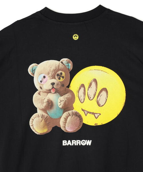 BARROW(バロー)の「Barrow/バロー/JAPAN LIMITED Iconic Smile LONG T-SHIRT(Tシャツ/カットソー・メンズ・ブラック/ホワイト・L/M/XL)」の11枚目の写真