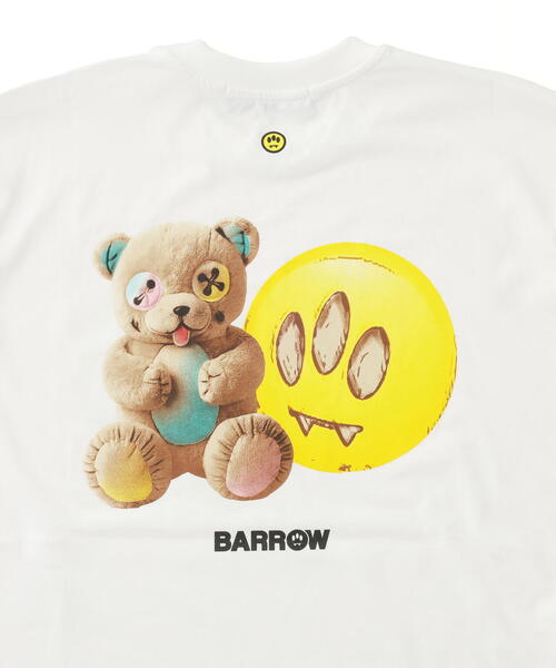 BARROW(バロー)の「Barrow/バロー/JAPAN LIMITED Iconic Smile LONG T-SHIRT(Tシャツ/カットソー・メンズ・ブラック/ホワイト・L/M/XL)」の19枚目の写真