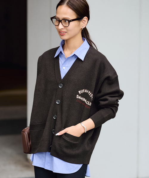 BTS 公式グッズ ホリデーコレクション カーディガン INTER FACTORY（インターファクトリー）の「ちょこび - 2wayリボン