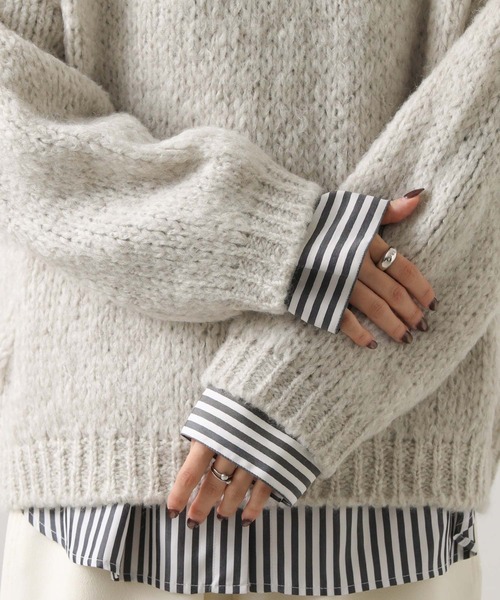 のん！グレディブリリアン　TRICOTSボートネックプルオーバー　ブルー TRICOTS JEAN MARC セール【30%OFF】トリコット ジーン マルク ボート