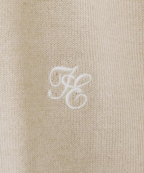 index(インデックス)の「ビジュークルーネックカーディガン【洗濯機OK】(カーディガン/ボレロ・レディース・チャコールグレー/ナチュラル/モスグリーン系7/ブラウン系その他/ネイビー/ピンク系1/ボルドー・34/36/38/40/42)」の12枚目の写真