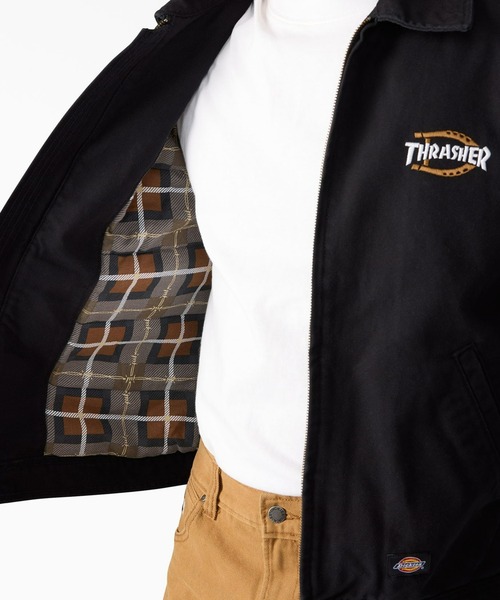 THRASHER(スラッシャー)の「【Dickies SKATEBOARDING】THRASHER DICKIES JACKET(その他アウター・メンズ・ブラック・X-LARGE/LARGE/MEDIUM)」の4枚目の写真