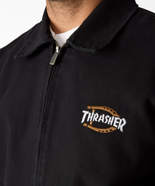 THRASHER(スラッシャー)の「【Dickies SKATEBOARDING】THRASHER DICKIES JACKET(その他アウター・メンズ・ブラック・X-LARGE/LARGE/MEDIUM)」の3枚目の写真