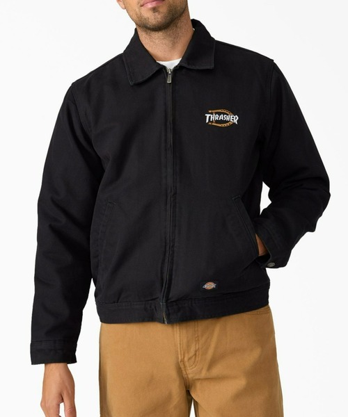 THRASHER(スラッシャー)の「【Dickies SKATEBOARDING】THRASHER DICKIES JACKET(その他アウター・メンズ・ブラック・X-LARGE/LARGE/MEDIUM)」の10枚目の写真