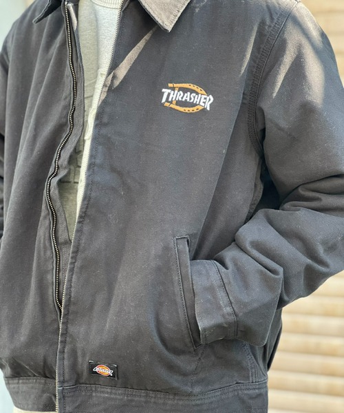 THRASHER(スラッシャー)の「【Dickies SKATEBOARDING】THRASHER DICKIES JACKET(その他アウター・メンズ・ブラック・X-LARGE/LARGE/MEDIUM)」の8枚目の写真