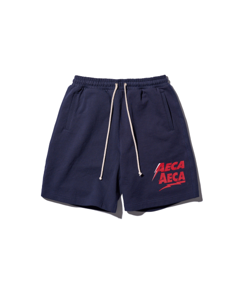AECA(エイカ)の「AECA AECA SWEAT SHORTS-NAVY(その他パンツ・レディース・その他・LARGE/MEDIUM/SMALL/X-LARGE)」の1枚目の写真