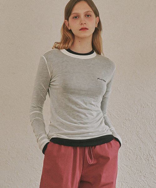 RONRON(ロンロン)の「NUIT FLAT LONG SLEEVE IVORY(Tシャツ/カットソー・レディース・その他・FREE)」の4枚目の写真