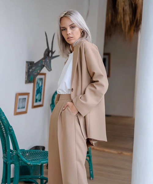 HINNA cottage ジャケット×パンツセットアップ HINNA cottage ジャケット×パンツセットアップ