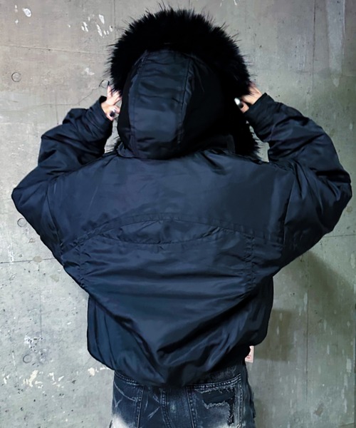 A'GEM/9 × .kom 『A'gem/エージェム』ファーフードMA1（MA-1）｜A'gem