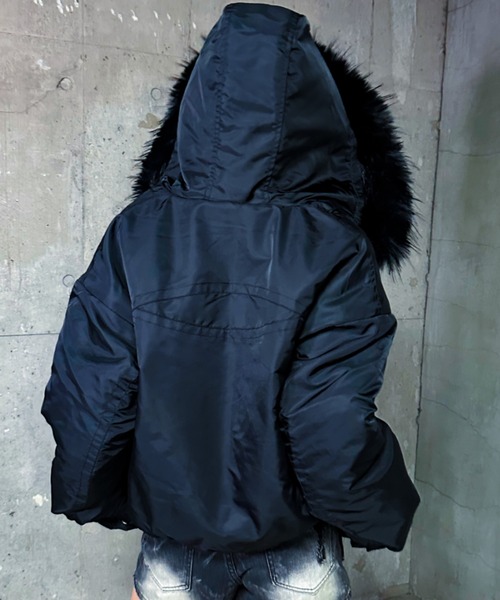 A'GEM/9 × .kom 『A'gem/エージェム』ファーフードMA1（MA-1）｜A'gem