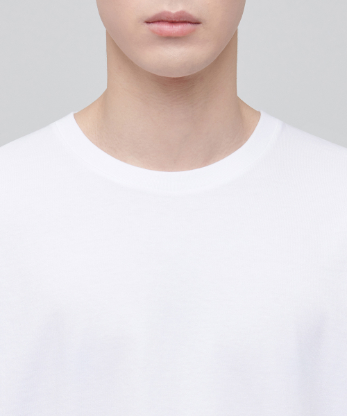MUSINSA STANDARD（ムシンサスタンダード）の「レイヤードスリーブレストップ_ロング丈 [ホワイト]（Tシャツ/カットソー・メンズ・その他・SMALL/MEDIUM/LARGE/X-LARGE/X-SMALL）」の4枚目の写真