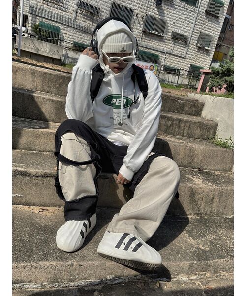 MUSINSA STANDARD（ムシンサスタンダード）の「レイヤードスリーブレストップ_ロング丈 [ホワイト]（Tシャツ/カットソー・メンズ・その他・SMALL/MEDIUM/LARGE/X-LARGE/X-SMALL）」の19枚目の写真