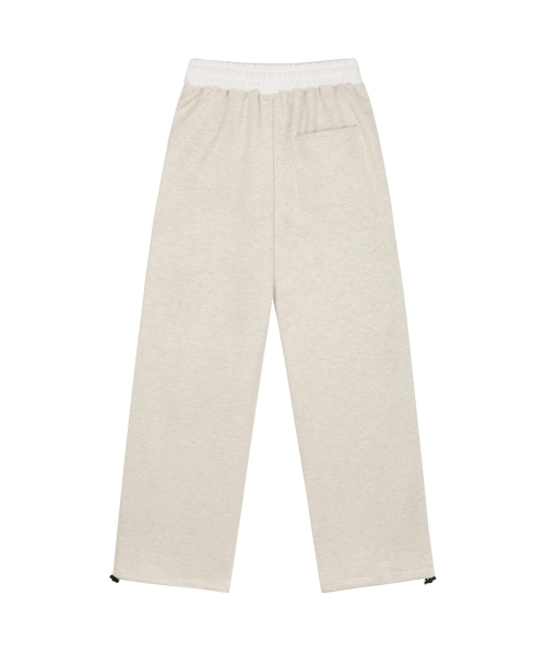 ROCKCAKE(ロックケーキ)の「Waist Layerd 2way Jogger - Oatmeal(スウェットパンツ・レディース・その他・SMALL/X-SMALL)」の3枚目の写真