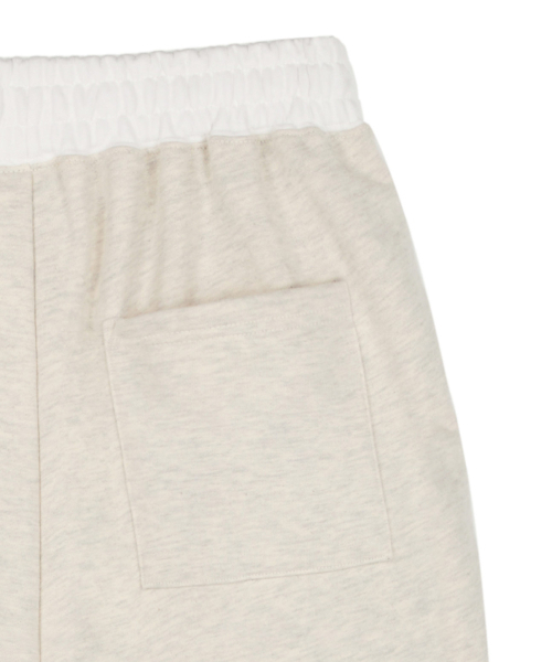 ROCKCAKE(ロックケーキ)の「Waist Layerd 2way Jogger - Oatmeal(スウェットパンツ・レディース・その他・SMALL/X-SMALL)」の6枚目の写真