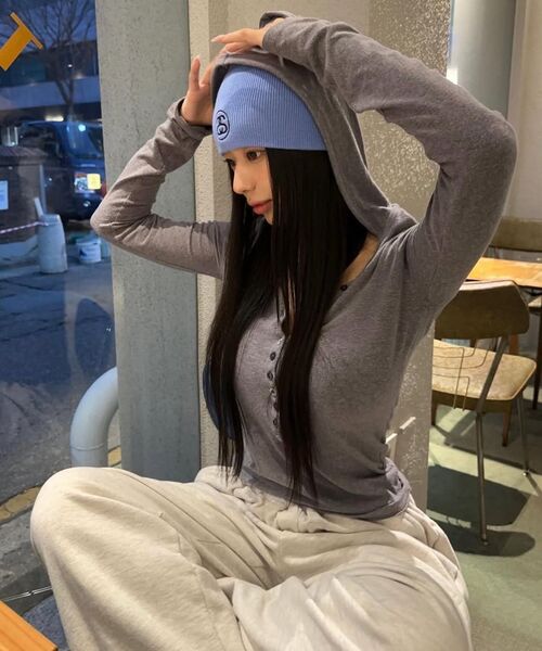 ROCKCAKE(ロックケーキ)の「Waist Layerd 2way Jogger - Oatmeal(スウェットパンツ・レディース・その他・SMALL/X-SMALL)」の7枚目の写真